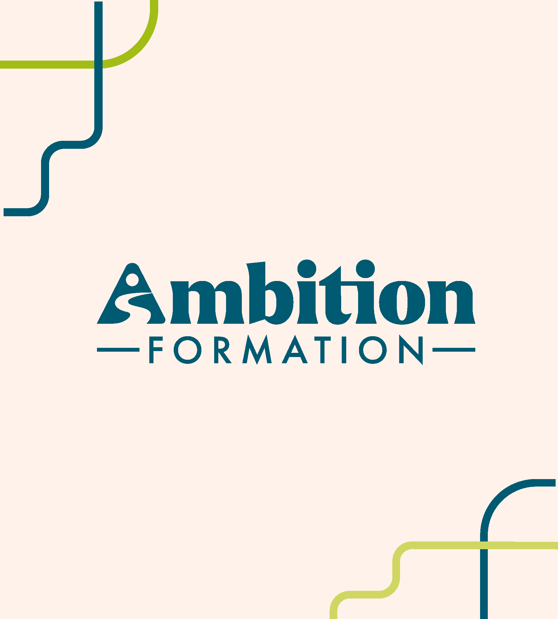 Identité visuelle Ambition formation